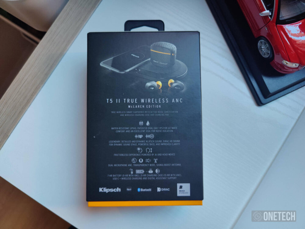 Klipsch T5 II True Wireless ANC McLaren Edition: unos auriculares inspirados en la Formula 1 - Análisis 28