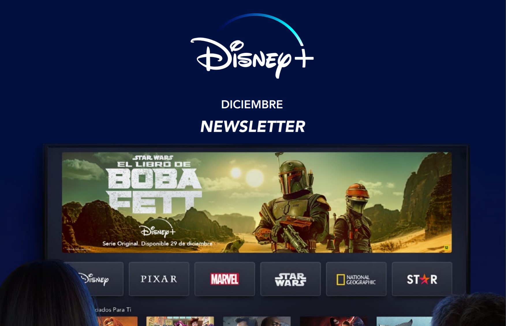 Disney Plus presenta sus novedades para Diciembre de 2021