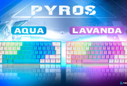 Ponle color a tu escritorio con los nuevos teclados Pyros de Newskill. Ahora en Lavanda o Aqua a un precio tentador 2