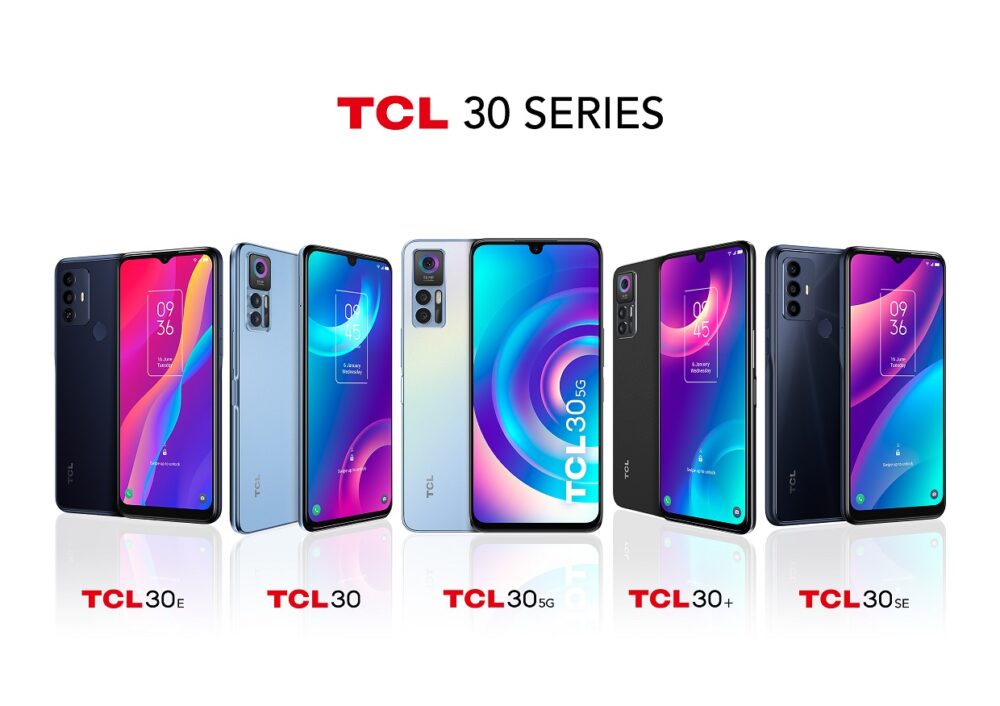 TCL presenta cinco nuevos móviles de su serie TCL 30 en el MWC 2022 1