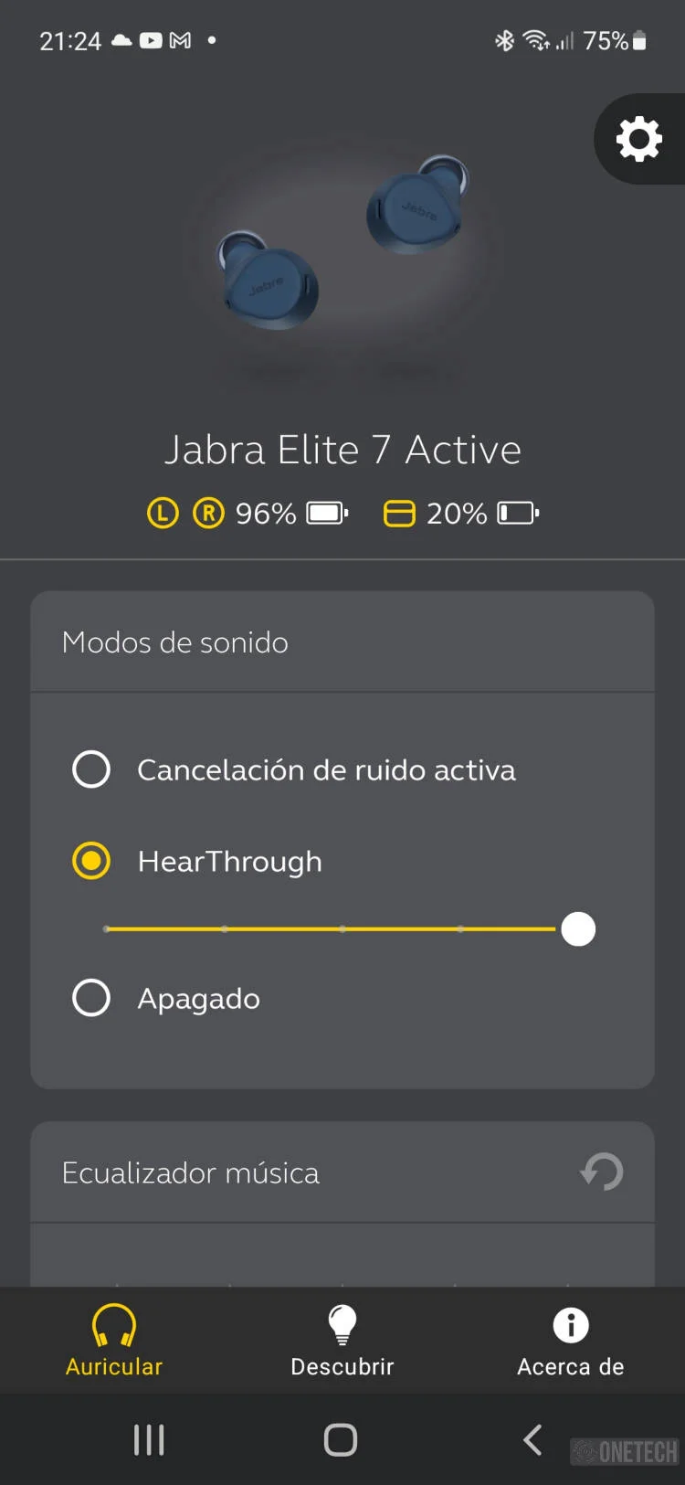 Jabra Elite 7 Active, la gama alta de auriculares "sport" con ANC y carga inalámbrica - Análisis 16