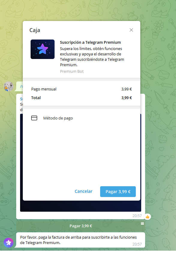 Consigue Telegram Premium más barato. Te decimos como 1