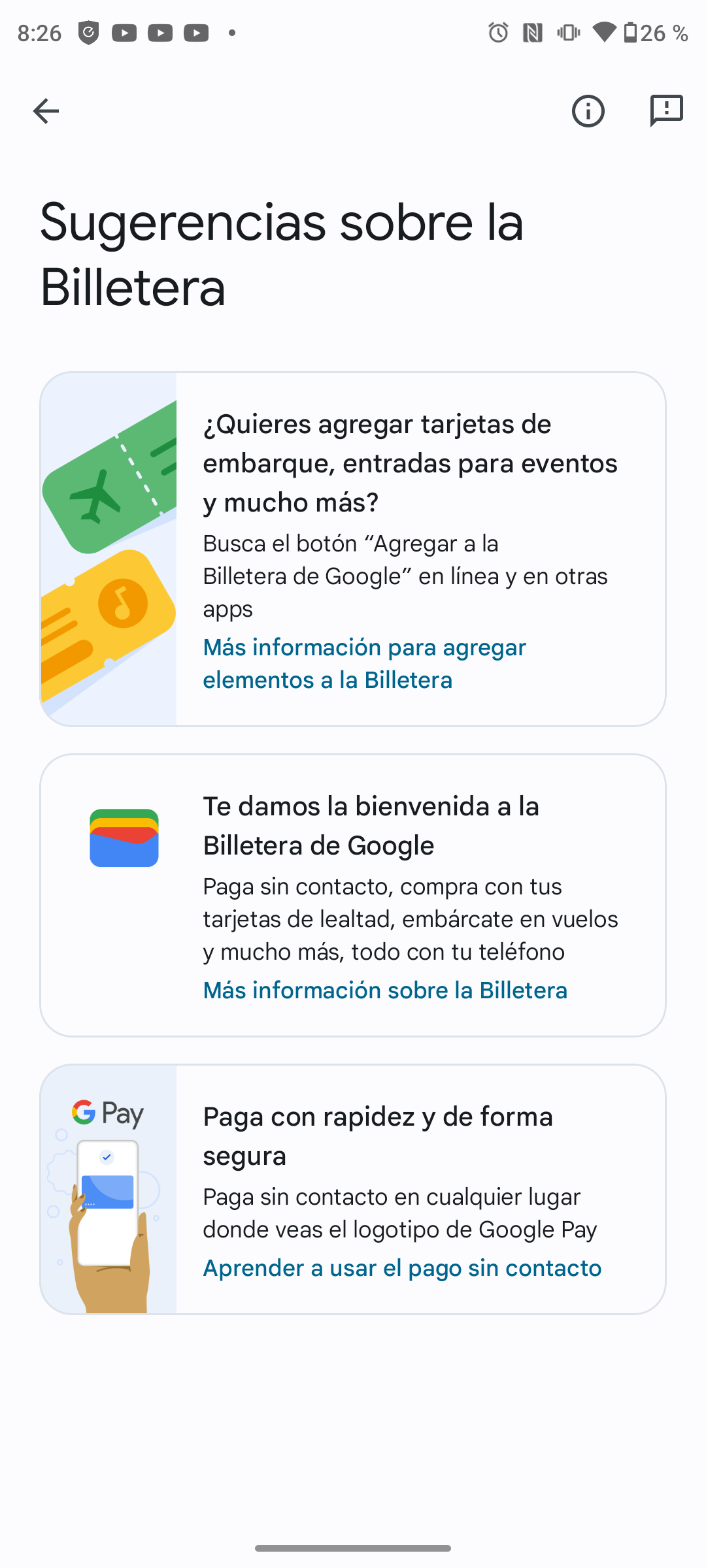 Google Wallet comienza su despliegue en nuevos países, incluido España 4