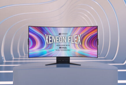 Corsair presenta un monitor con pantalla flexible que puedes curvar: el nuevo XENEON FLEX 45WQHD240 OLED 2