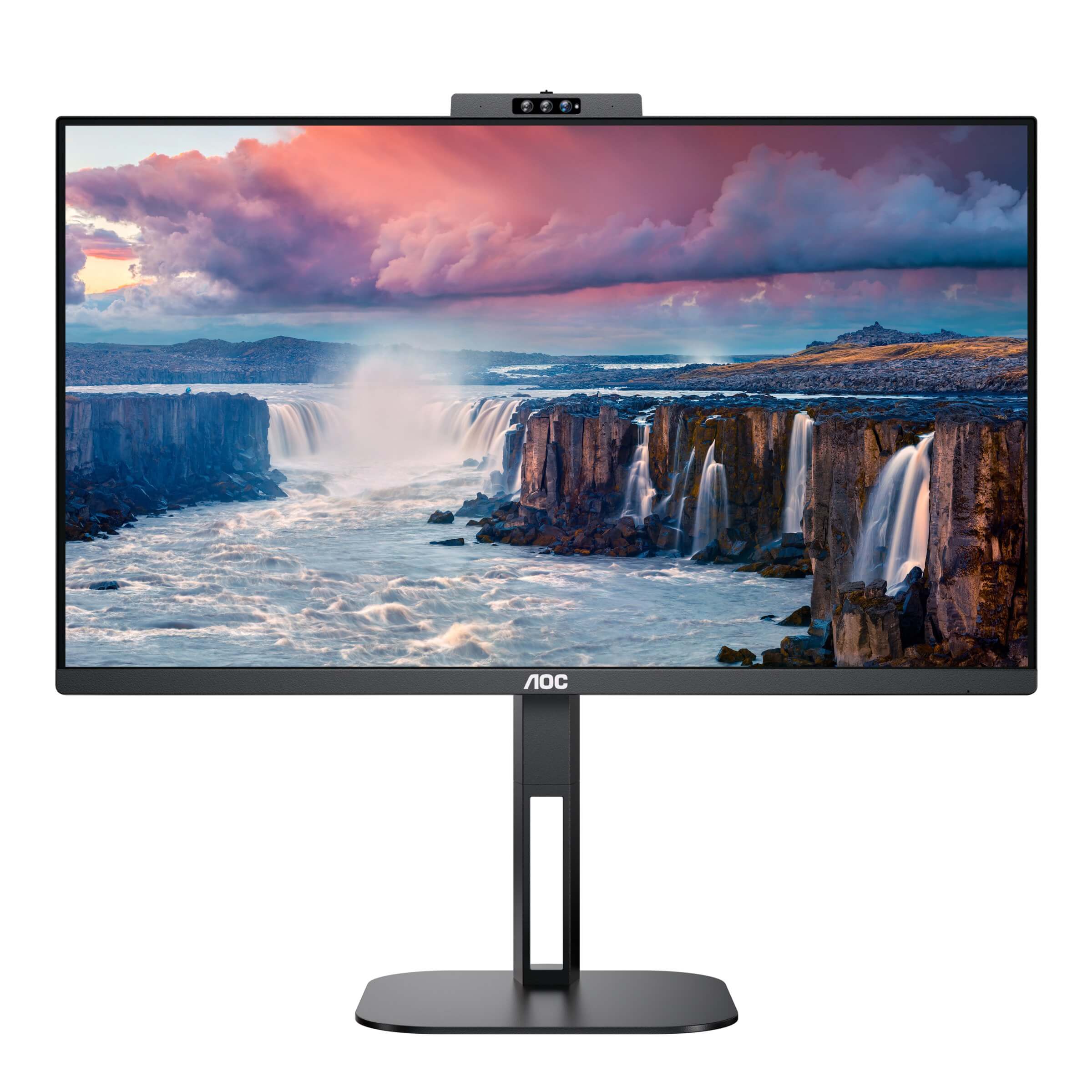 AOC añade tres nuevos monitores a su serie V5 con webcam integrada y USB C de 65W 4