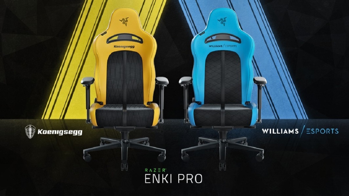 Enki Pro Williams Esports Edition y Koenigsegg Edition