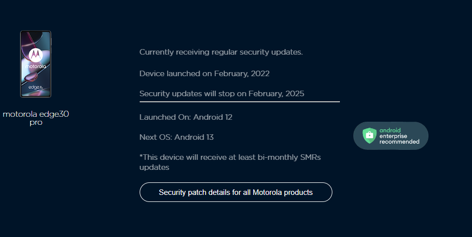 Motorola confirma la actualización a Android 13 para varios modelos 2