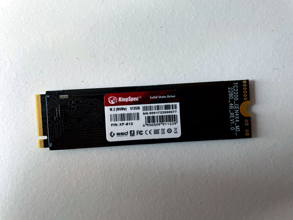 KingSpec XF Series 2280 NVMe SSD- Análisis 4
