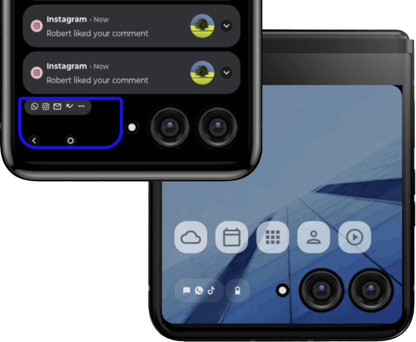 Motorola quiere destacar en los plegables Flip con una gran pantalla exterior 3