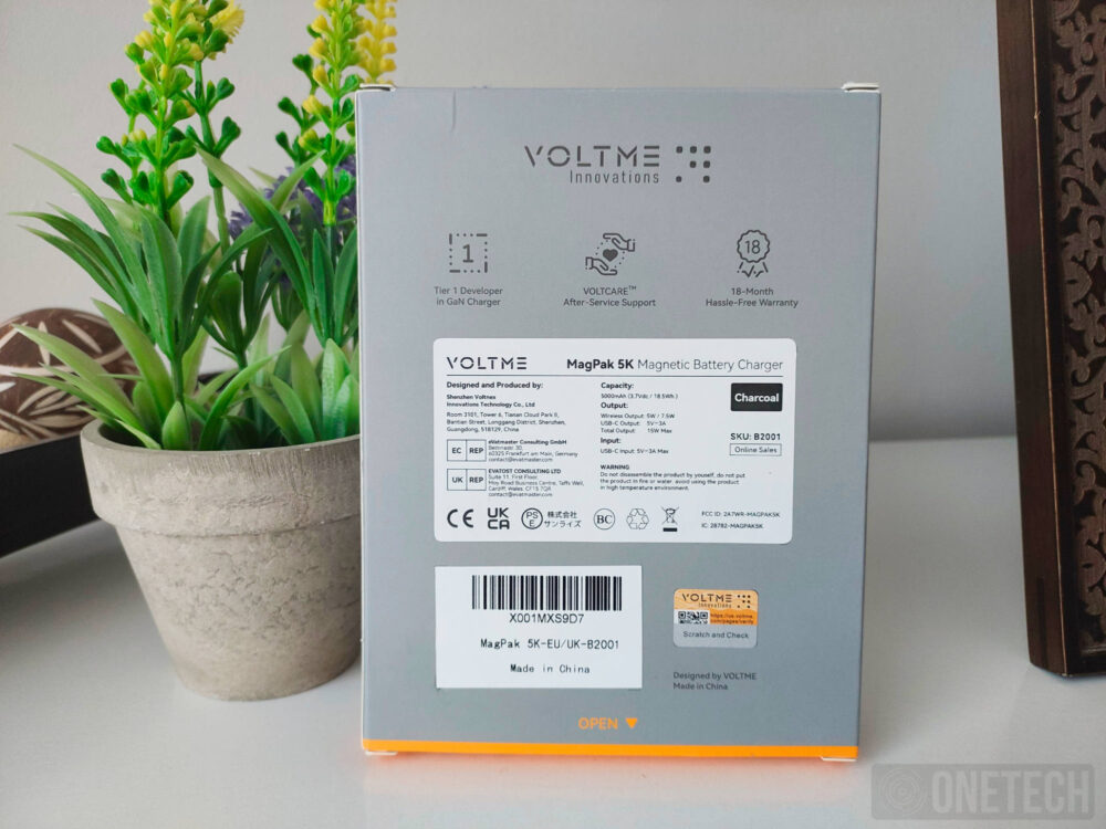 VOLTME MagPak 5K: batería inalámbrica compatible con MagSafe para iPhone - Análisis 2