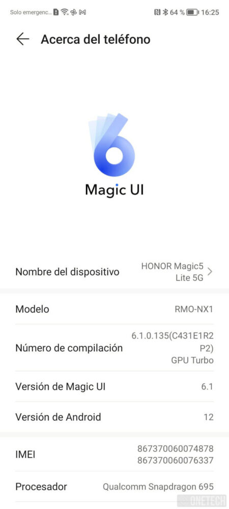 Honor Magic5 Lite, un diseño 