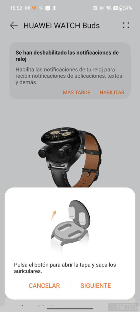 Huawei Watch Buds, probamos el primer smartwatch con auriculares incorporados - Análisis 3