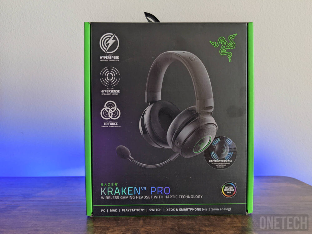 Razer Kraken V3 Pro, auriculares inalámbricos con tecnología háptica - Análisis 1
