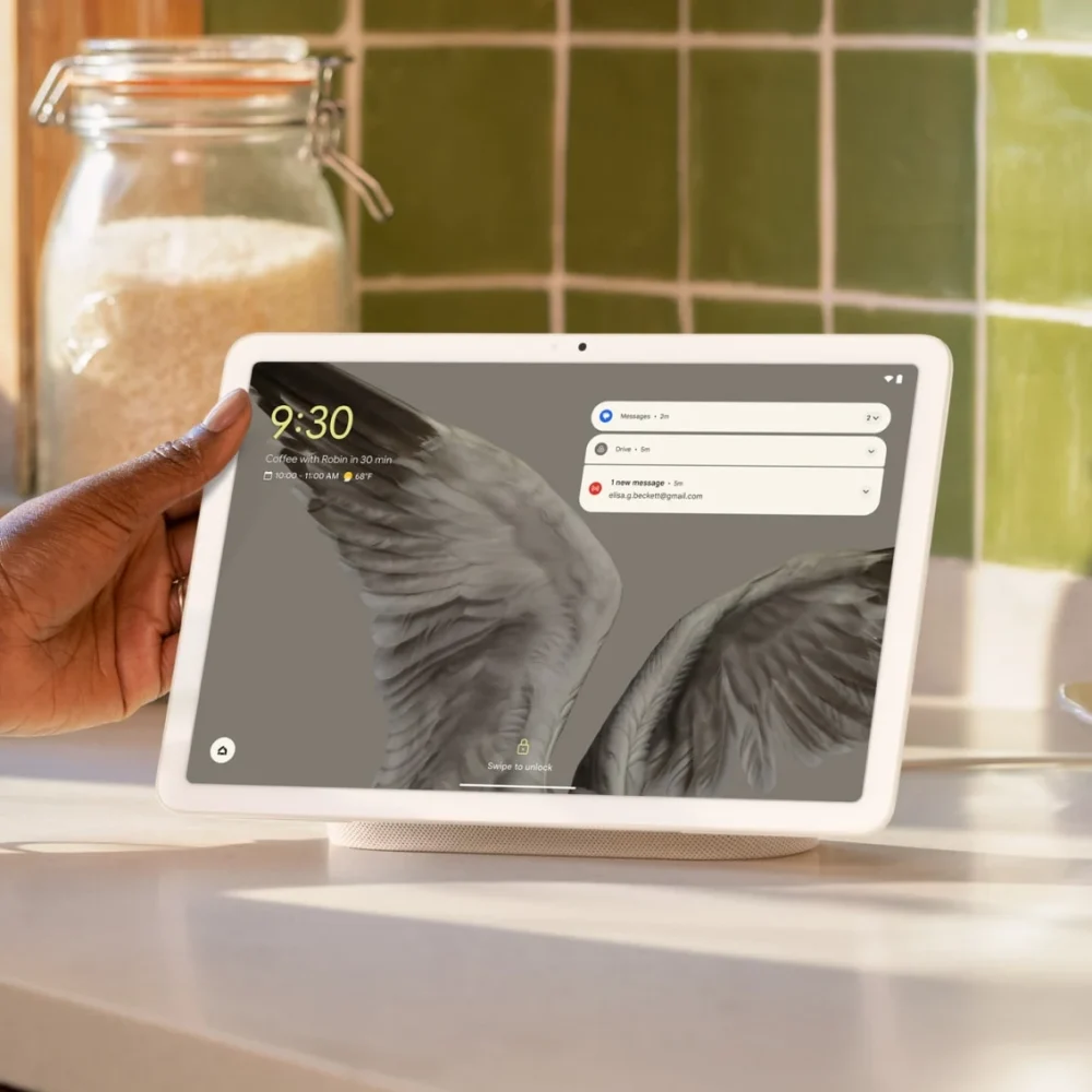 La Google Pixel Tablet se presenta con Tensor G2 y formato de pantalla inteligente 1