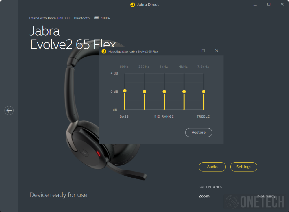 Jabra Evolve2 65 Flex, auriculares diseñados para el trabajo hibrido - Análisis 23
