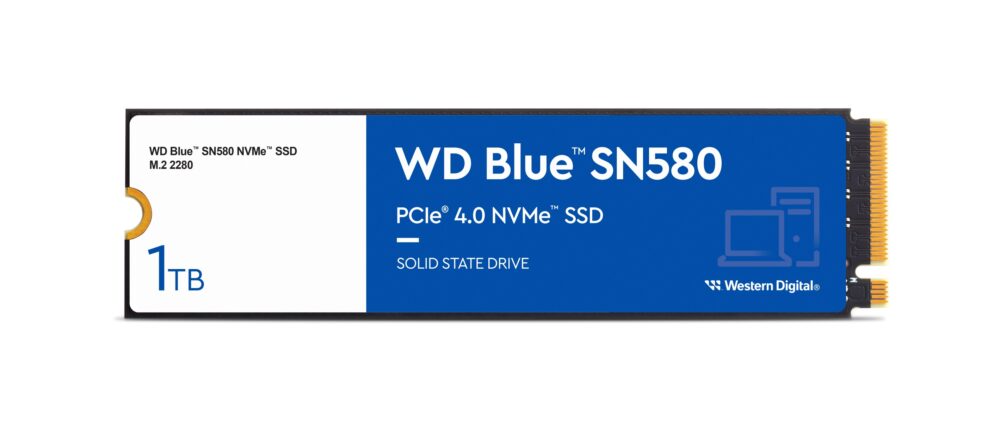 Nueva SSD WD Blue SN580 NVMe, almacenamiento pensado para profesionales y creadores 1