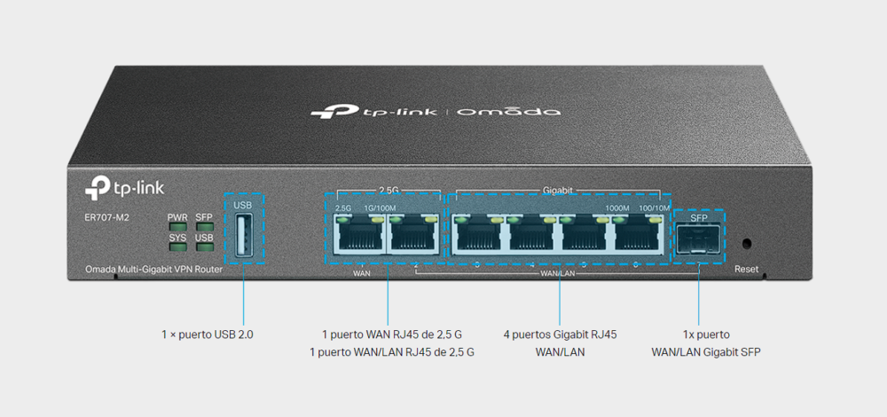 TP-Link presenta su nuevo router VPN multigigabit ER707-M2 para entornos profesionales 2