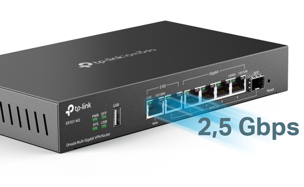 TP-Link presenta su nuevo router VPN multigigabit ER707-M2 para entornos profesionales 1