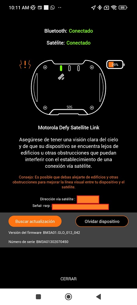 Motorola Defy Sat Link, comunicación por satélite con asistencia SOS - Análisis 15