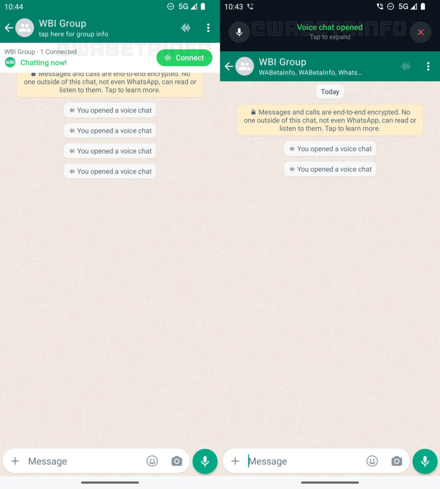WhatsApp ya trabaja en ofrecer chats de voz para los grupos 1