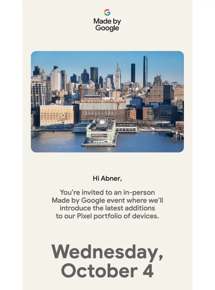 Es oficial: el Google Pixel 8 se presentará el 4 de Octubre 1