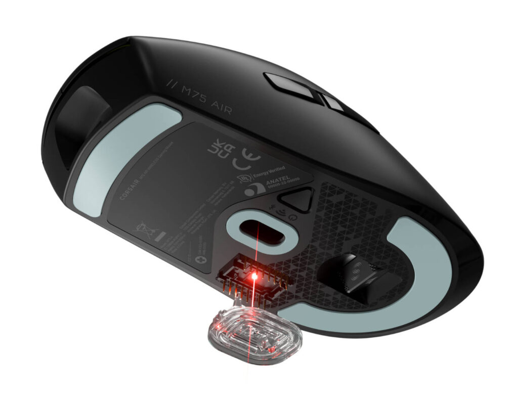 M75 AIR Wireless, nuevo ratón ultraligero de Corsair para FPS 186