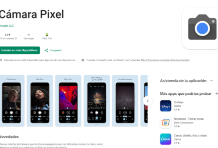Google Cámara cambia su nombre a Cámara Pixel 10