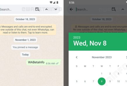 WhatsApp ya permite filtrar búsquedas por fecha en Android 3