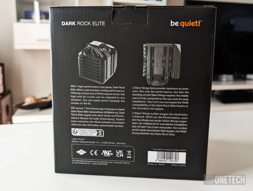 be quiet! Dark Rock Elite, un disipador de gama alta con iluminación LED - Análisis 28