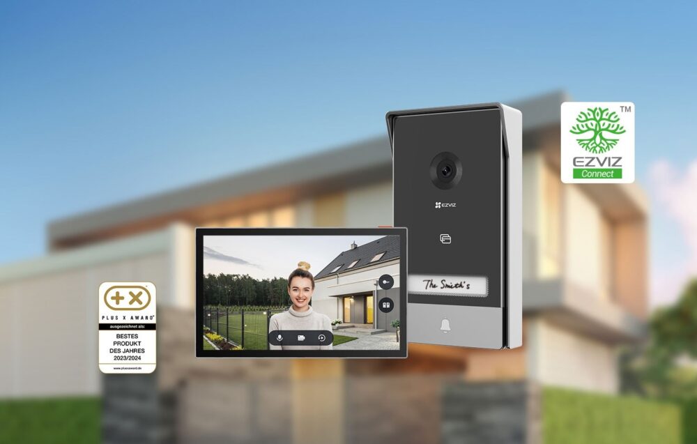 EZVIZ nos propone dos dispositivos para hacer más seguro nuestro hogar: el videoportero HP7 y la mirilla inteligente DP2C 28