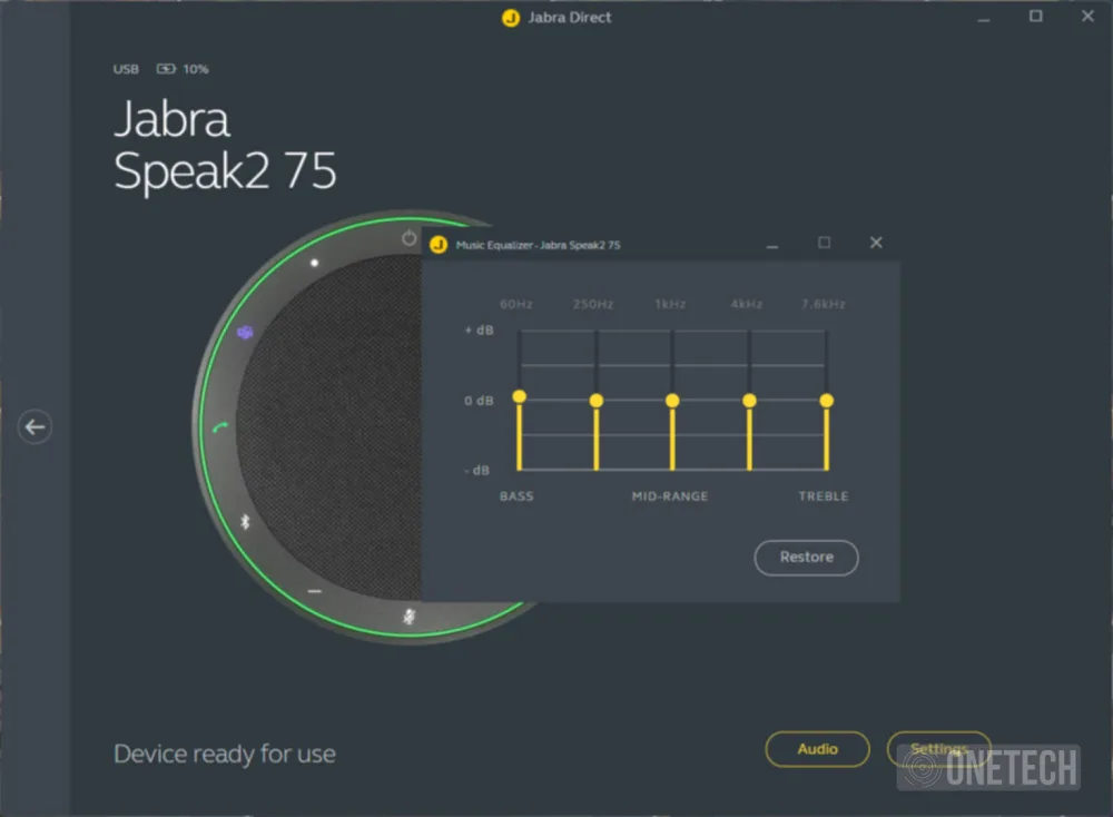 Jabra Speak2 75, un elegante altavoz inalámbrico para el trabajo hibrido - Análisis 64