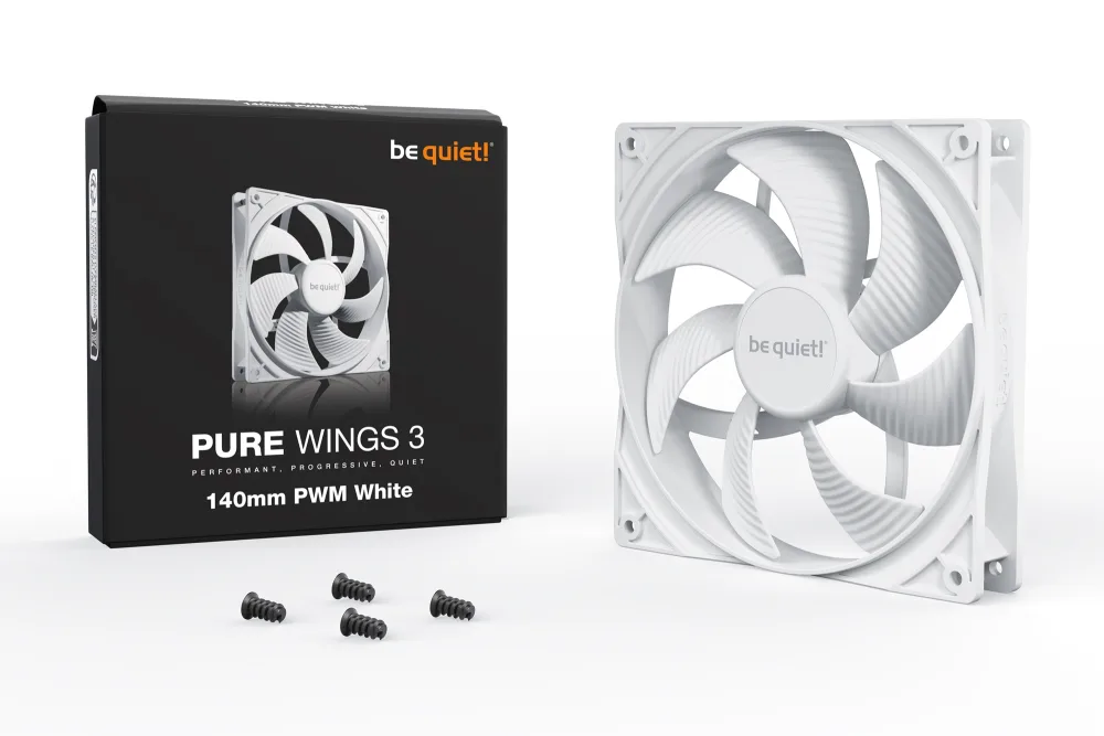 be quiet! presenta sus nuevos ventiladores Pure Wings 3 White 28