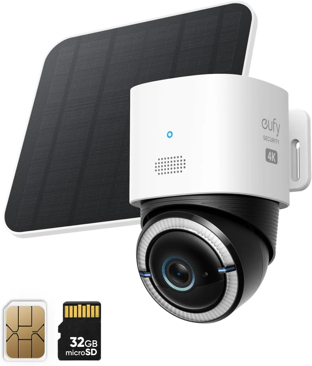 eufy Security Camara vigilancia WiFi Exterior 4G LTE CAM S330