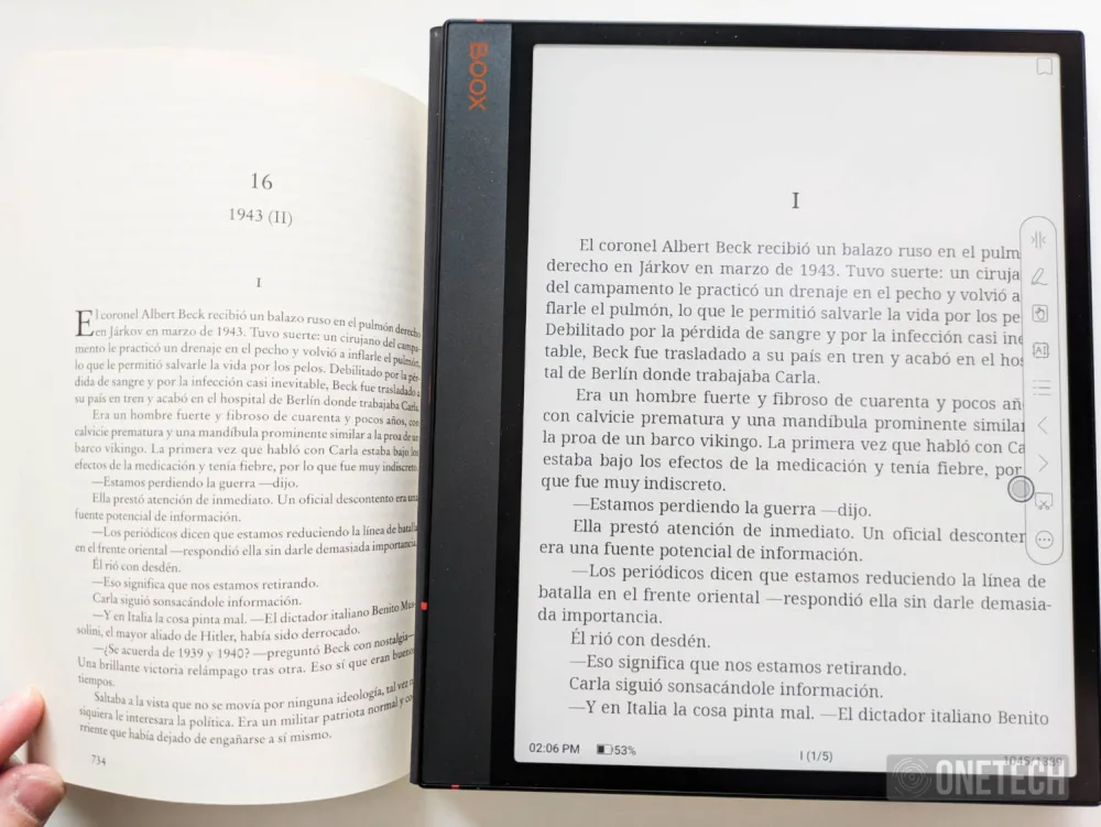 Boox Note Air3, una Tablet de tinta electrónica que da mucho juego - Análisis