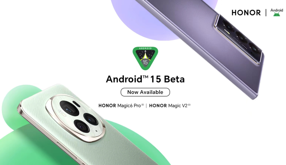 Ya disponible la beta de Android 15 para desarrolladores en los Honor Magic6 Pro y Magic V2 2