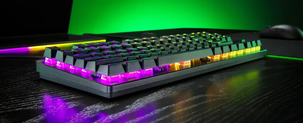 Razer Huntsman V3 X Tenkeyless, nuevo teclado compacto con switches Razer Box ópticos 25