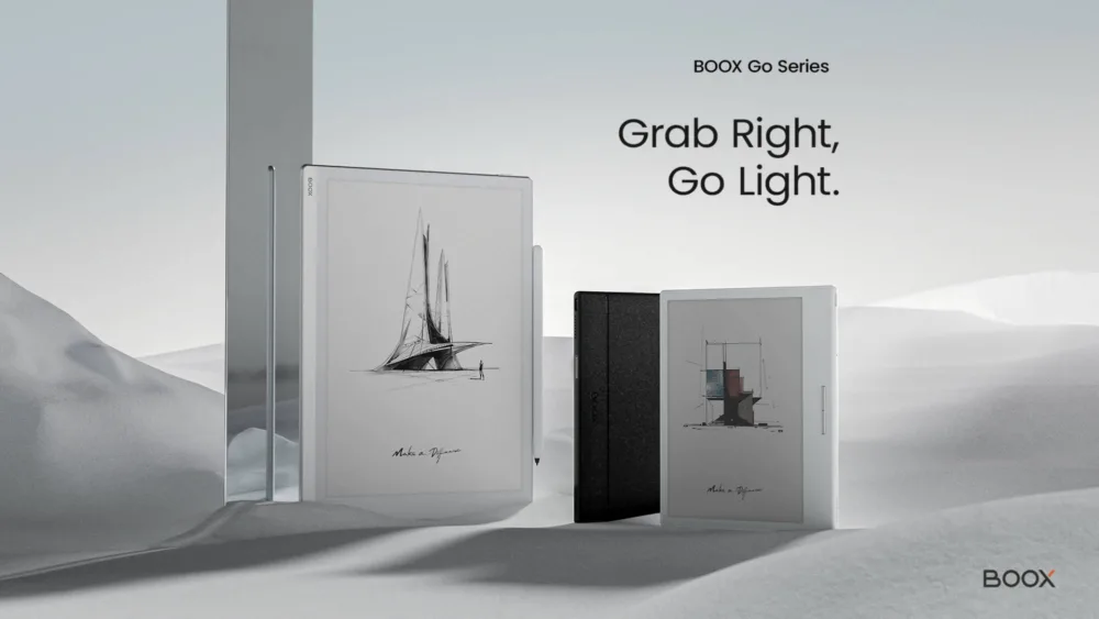 BOOX presenta sus nuevas tabletas eInk compactas de la serie Go