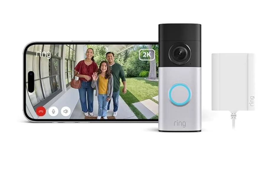 Ring Videotimbre cableado Plus (Wired Video Doorbell Plus, última generación)
