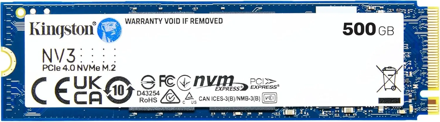 Kingston NV3 NVMe PCIe 4.0 SSD