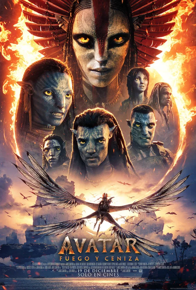 Avatar: Fuego y Ceniza, nuevo tráiler y póster ya disponibles