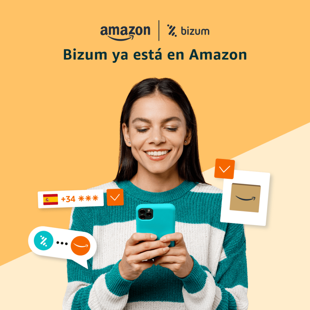 Ya puedes pagar mediante Bizum tus compras en Amazon