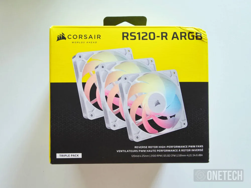 Corsair RS120-R ARGB, ventiladores inversos con iluminación ARGB - Análisis Corsair RS120-R ARGB, ventiladores inversos con iluminación ARGB - Análisis