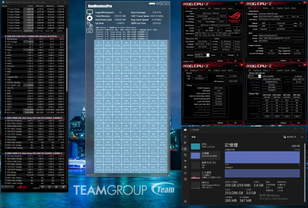 TEAMGROUP presenta los kits de memoria de ultra-capacidad DDR5 de 256GB TEAMGROUP presenta los kits de memoria de ultra-capacidad DDR5 de 256GB
