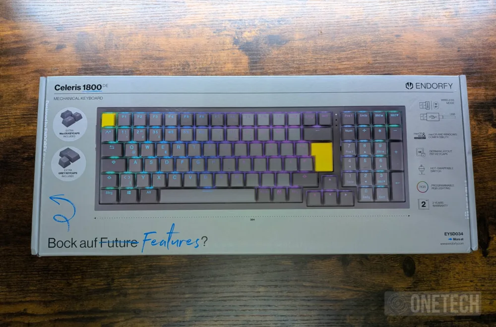 Endorfy Celeris 1800, un teclado para Windows y Mac con más de un as en la manga - Análisis