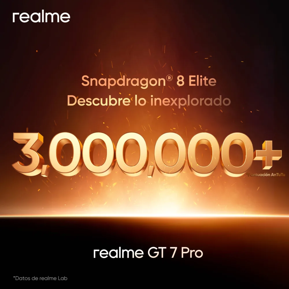 El Realme GT 7 Pro llegará a España con Snapdragon 8 Elite