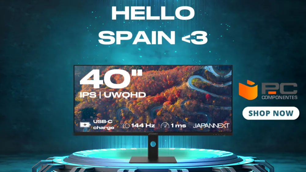 La marca de monitores japonesa JAPANNEXT llega a España con PC Componentes