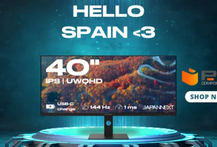 La marca de monitores japonesa JAPANNEXT llega a España con PC Componentes