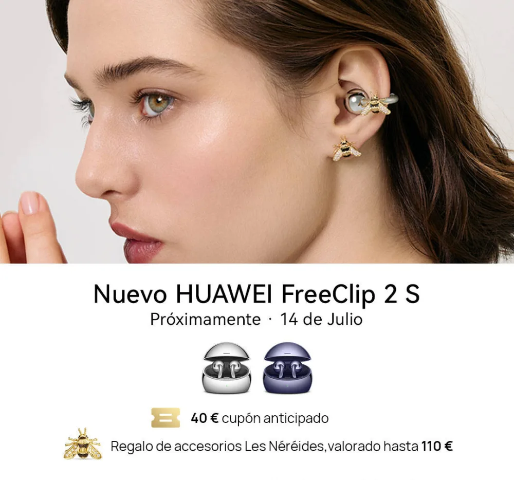 HUAWEI FreeClip 2S: la firma china prepara su nueva joya para los oídos y te decimos cómo conseguirla más barata