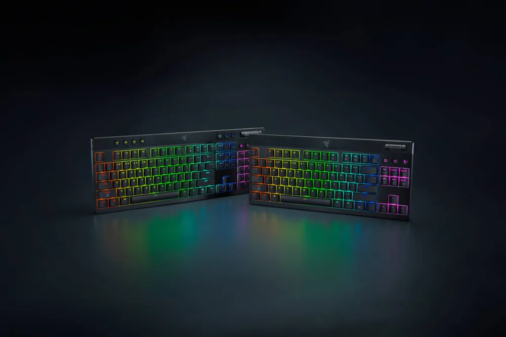 Razer BlackWidow V4 Low-profile, nuevos teclados de perfil bajo e inalámbricos