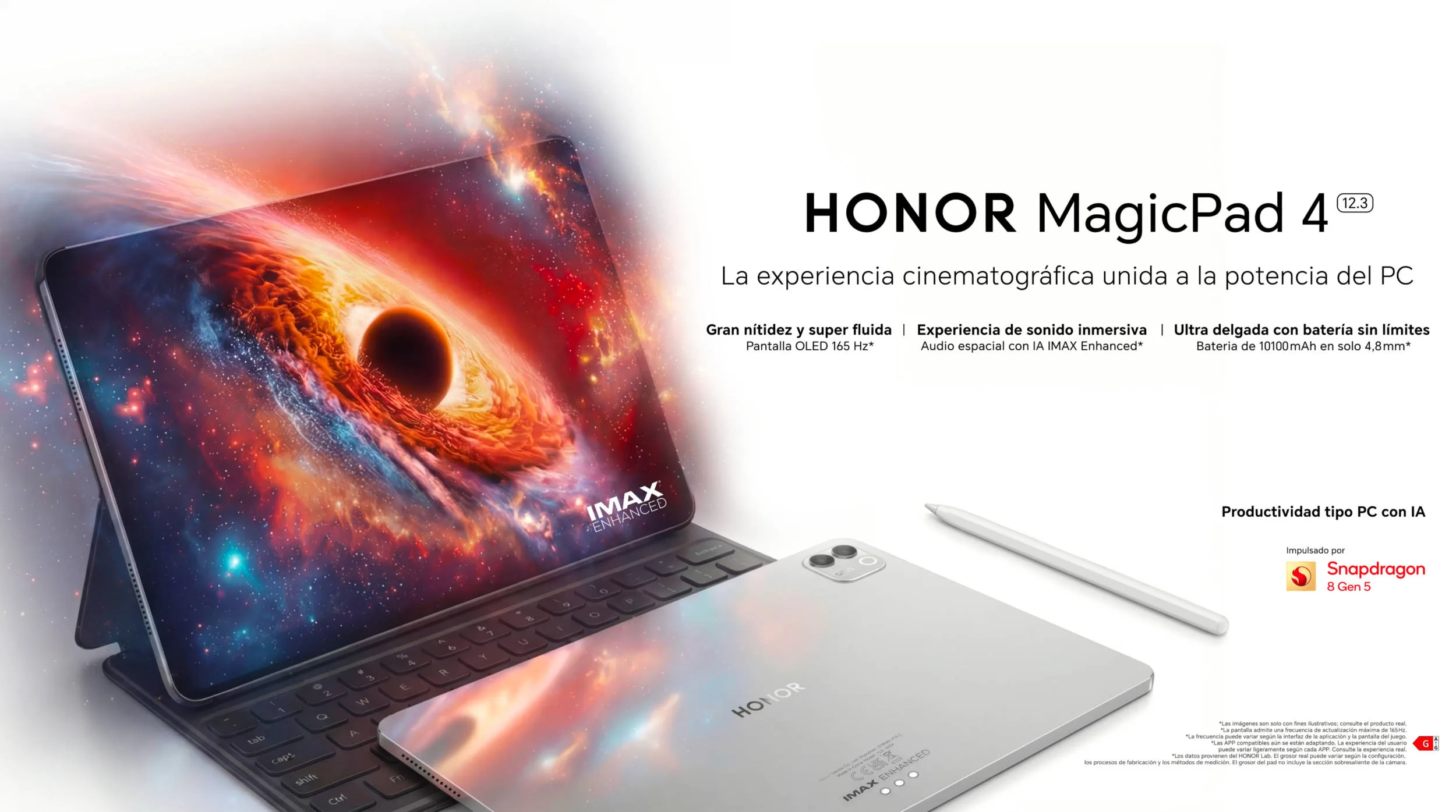 HONOR MagicPad 4, la tableta más fina del mundo ya es una realidad
